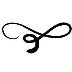 Vintage Swirl Decoration 