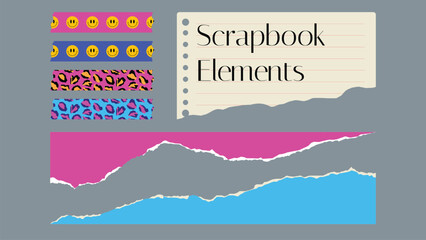 Scrapbook Assets Design Elements