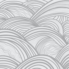 abstract line art botanical background vector illustration