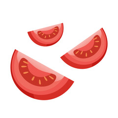 fresh slice of tomato