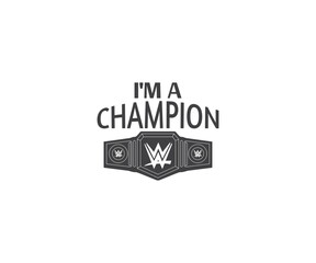 Championship Belt typography, Championship EPS, Champion SVG, I'm a champion,