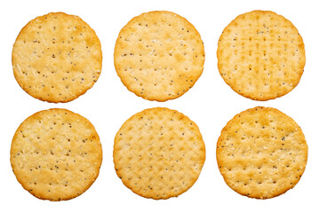 Crackers on white background, Crackers Biscuit on white PNG File.