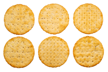 Crackers on white background, Crackers Biscuit on white PNG File.