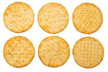 Crackers on white background, Crackers Biscuit on white PNG File.