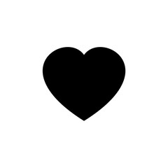 simple icon of heart and darling shape