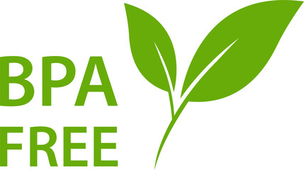 BPA FREE  bisphenol A and phthalates free icon non toxic plastic sign for graphic design, logo,...