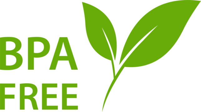 BPA FREE  bisphenol A and phthalates free icon non toxic plastic sign for graphic design, logo, website, social media, mobile app, UI illustration