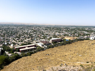 The cluttered city of Osh.