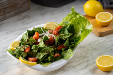 Vegetarian Fattoush Salad