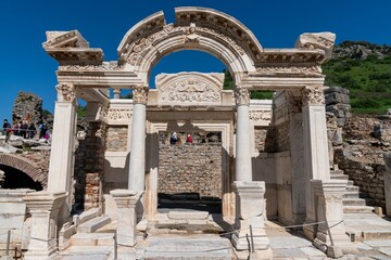The ancient city of ephesus hadrian temple