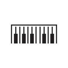 Piano logo images illustration