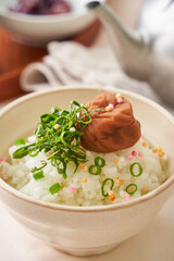 梅干しのお茶漬け