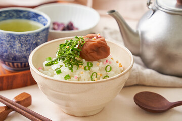 梅干しのお茶漬け