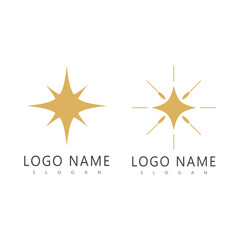 Obraz premium Star Logo illustration vector and symbol design