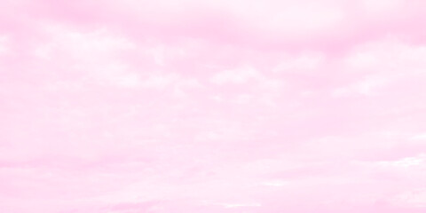 Beautiful feather clouds on pastel sky with copy space