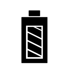 Vector illustration, battery, power source icon. Isolated on a white background.