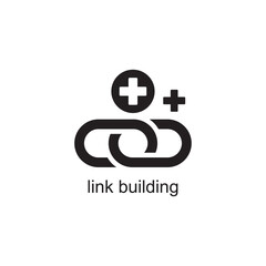 link building icon , network icon