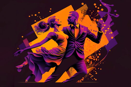 International dance day with a couple Generative AI