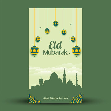 Eid Mubarak Story Design