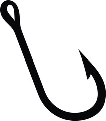 Single Fishing Hook Fisher Fish Bait Fisherman Fishhook