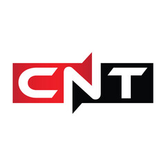CNT Monogram Initial Letters Logo Design