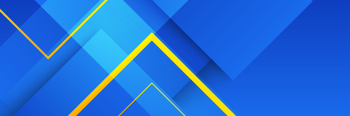 Vibrant Blue and Yellow Gradient Background Vector Illustration