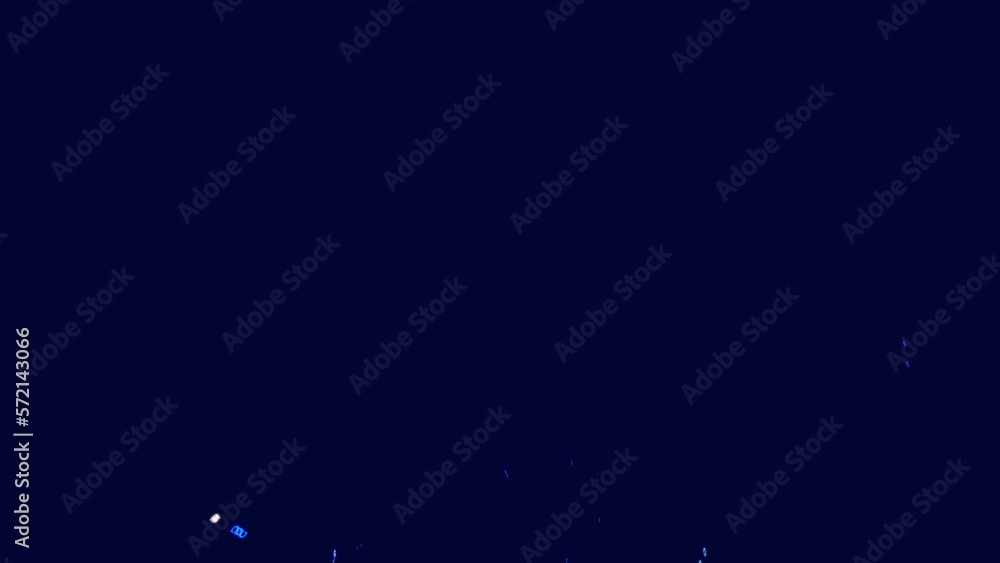 Poster symbols form whorls, information ai construction of digits. vj loop hologram abstract multicolored b