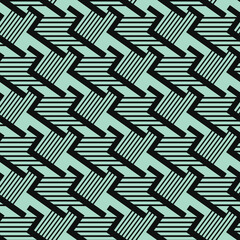 Seamless Single desgn Ethnical mosaic. Vector, Fabric categories. Digital textile print