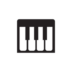 Piano logo images illustration