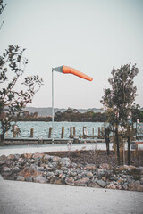 Lake wind sock
