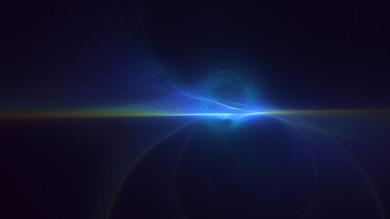 3D rendering abstract colorful fractal light background