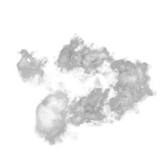 Steam that looks like a cloud, smoke or fog