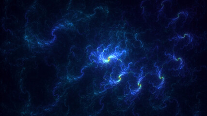 3D rendering abstract colorful fractal light background