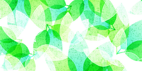 新緑　葉　風景　背景	