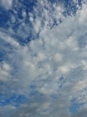 blue sky with clouds