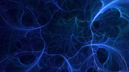 3D rendering abstract multicolor fractal light background