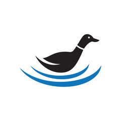 Duck logo images illustration