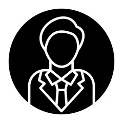 Vector Design User Profile Icon Style