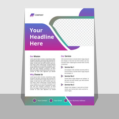 Corporate business a4 vector flyer designe for company promotion,poster or brochure cover layout, annual report, and advertising.