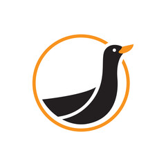 Duck logo images illustration
