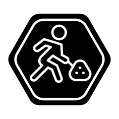 Vector Design Road Work Icon Style