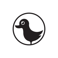 Duck logo images illustration