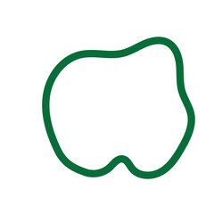 Green Abstract Shapes Lines