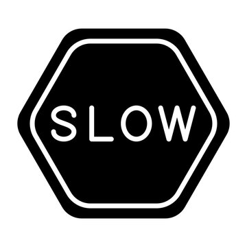 vector  slow icon style