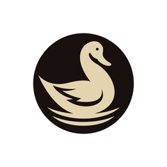 Duck logo images illustration