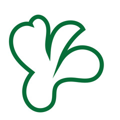 Green Abstract Shapes Lines