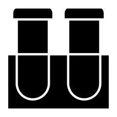 Vector Design Test Tubes Icon Style