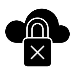 Vector Design Unsecure Icon Style
