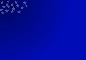 Star's on a corner with Shaded Blue theme. suitable for decoration, printing, templates, etc.