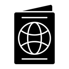 Vector Design Passport Icon Style